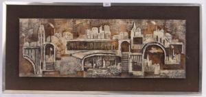 BARNES CYRIL 1900-1900,City scape,1970,Burstow and Hewett GB 2017-11-22