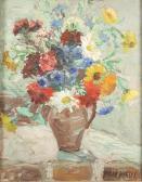 BARNES GARLICK 1891-1987,Flowers in a jug,David Lay GB 2018-04-26