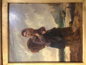 BARNES George J.G 1800-1800,The Fisherman's Daughter,Rowley Fine Art Auctioneers GB 2017-02-21