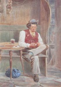 BARNES Joseph H. 1867-1887,Gentleman in a pub,1864,Tennant's GB 2023-11-03