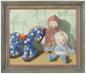 BARNES Renee 1886-1940,Stuffed Toys,1934,Brunk Auctions US 2021-04-08