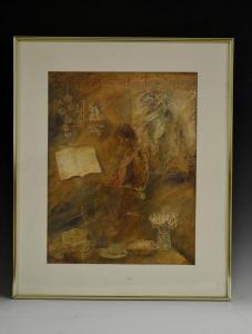BARNES Susan 1950,Guitar Practice,Bamfords Auctioneers and Valuers GB 2016-07-20