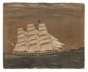 BARNES Wilfred Molson 1882-1955,"Ship Demerai off Cape Briar",Eldred's US 2022-09-08