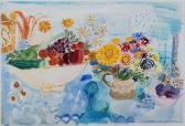 barnett Christine,Still life - A jug of mixed flowers,1990,Mallams GB 2011-05-27
