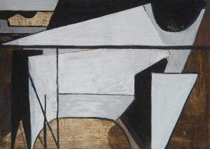 BARNS GRAHAM Wilhelmina 1912-2004,Composition February,1954,David Lay GB 2024-02-29