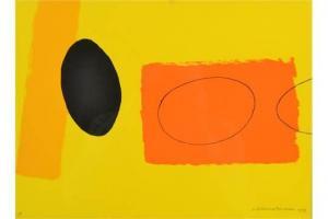 BARNS GRAHAM Wilhelmina 1912-2004,Orange and Lemon Playing Games,David Lay GB 2015-10-29