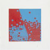 BARNS GRAHAM Wilhelmina 1912-2004,Vermillion + Torquoise (Discs),1970,Bonhams GB 2016-03-15