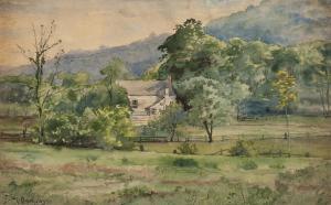 BARNSLEY James Macdonald 1861-1929,Country Home,Walker's CA 2018-09-20