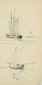 BARNSLEY James Macdonald 1861-1929,Fishing Boats Dieppe,Levis CA 2017-05-20