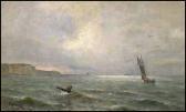 BARNSLEY James Macdonald 1861-1929,Sailing in the Harbour,1883,Heffel CA 2004-11-25