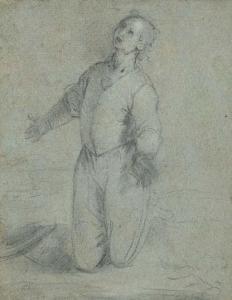 BAROCCI Federico 1526-1612,A kneeling garzone looking up to the left,Christie's GB 2005-07-05