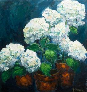 BARON Bernard 1900-1900,Hydrangeas in a Vase,Hindman US 2012-03-16