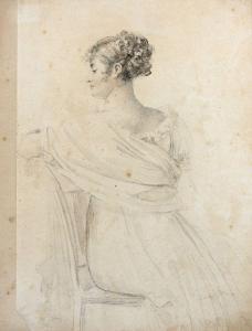Baron Gerard Francois Pascal Simon,Portrait de Madame Récamier assise,Artcurial | Briest - Poulain - F. Tajan 2017-03-23