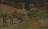 BARONE Antonio,Due soldati con cavalli che si abbeverano ad un ru,Minerva Auctions 2012-12-11