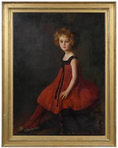 BARONE Antonio 1889-1971,The Girl in Red,Brunk Auctions US 2020-03-28