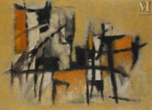 BAROUKH Ezechiel 1909-1984,Composition,1956,Millon & Associés FR 2023-11-30