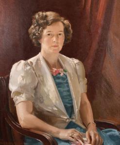 BARRACLOUGH James P 1891-1942,portrait of a seated lady,1939,John Nicholson GB 2021-01-20