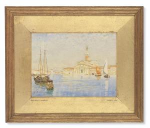 BARRATT Reginald 1861-1917,San Giorgio Maggiore, Venice,1902,Christie's GB 2021-09-30