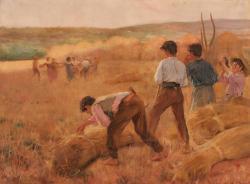 BARRAU LAUREA 1864-1957,Haciendo gavillas,Balclis ES 2013-07-17