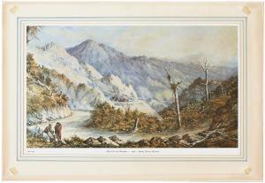 BARRAUD Charles Decimus 1822-1897,Road Over the Rimutakas,Webb's NZ 2015-12-09