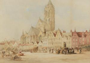 BARRAUD Francis Philip 1824-1901,AUDENARDE,Ross's Auctioneers and values IE 2024-03-20