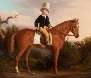 BARRAUD Henry 1811-1874,Young Squire on a Horse,Skinner US 2022-08-03