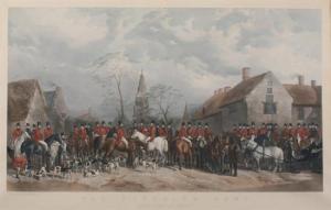 BARRAUD William 1810-1850,The Pytchley Hunt, The Crick Meet,Sloans & Kenyon US 2009-02-06