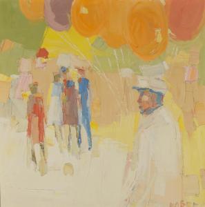 BARREL W.R 1900-1900,Balloon Man,20th Century,William Doyle US 2018-08-08