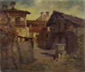BARRENSCHEEN Hermann 1882-1953,Ansicht von Rivapiana bei Locarno.,Hugo Ruef DE 2007-07-04