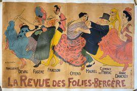 BARRERE Adrien 1877-1931,La revue des Folies Bergère, Mar,Saint Germain en Laye encheres-F. Laurent 2021-12-18