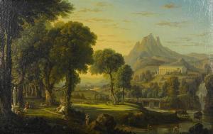 BARRET George I 1728-1784,A classical landscape,Bonhams GB 2013-04-14