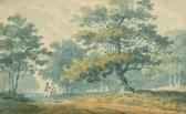 BARRET George I 1728-1784,Riders on a Woodland Path,Morgan O'Driscoll IE 2021-01-25