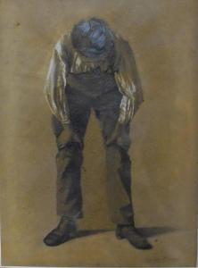 BARRET Marius 1865-1929,Homme à la salopette,Millon & Associés FR 2020-06-17