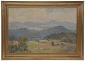 BARRETT Elizabeth Hunt 1863-1955,Farm North of Lynchburg,Brunk Auctions US 2014-07-12