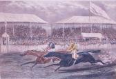 BARRETT Elizabeth Hunt 1863-1955,The Great Contest' depicting the Epsom gol,1881,Burstow and Hewett 2006-02-01