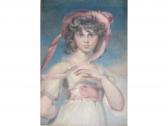BARRETT GEORGIANA ELIZABETH 1835-1918,PORTRAIT OF SARAH GOODIN BARRETT MOULTON,Lawrences 2014-10-17