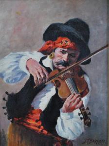 BARRETT J.T.,Gyspy gentleman with fiddle,1852,Andrew Smith and Son GB 2016-10-25