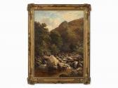 BARRETT John 1822-1893,Rocky Landscape with River,1880,Auctionata DE 2014-08-28