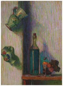 BARRETT Roderic 1920-2000,Flowers, bottle and two jugs,1891-92,Christie's GB 2023-10-21