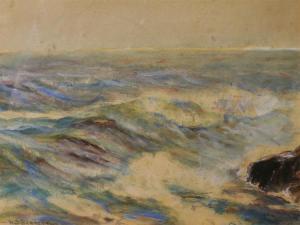 BARRETT William S 1854-1927,Coastal Seascape,Burchard US 2014-10-19