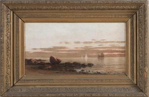 BARRETT William S 1854-1927,Sunset on the coast,Eldred's US 2016-04-08