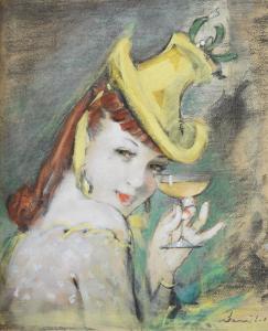 BARRIBAL William Henry 1873-1956,The champagne toast,Dreweatts GB 2021-12-15