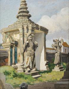 BARRIERE Georges 1881-1944,La porte du temple (Temple Gate),1937,Christie's GB 2025-03-29