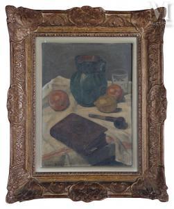 BARRIERE Georges 1881-1944,Nature morte à la pipe,20th century,Millon & Associés FR 2025-04-08