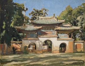 BARRIERE Georges,Porte de la pagode des supplices (The Gate of the ,1936,Christie's 2025-03-29