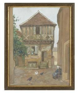 BARRIERE PREVOST Marguerite 1887-1981,Vieilles maisons à St Céré,Tradart Deauville FR 2021-05-29