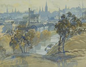 BARRINGER Gwendoline l'Avance 1882-1960,Distant Melbourne,Leonard Joel AU 2021-10-19