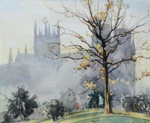 BARRINGER Gwendoline l'Avance 1882-1960,St Mary Cathedral,Elder Fine Art AU 2021-09-06