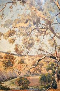 BARRINGER Herbert P 1900-1900,Murray River Landscape,Theodore Bruce AU 2013-03-13