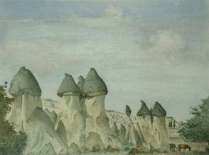 BARRON Donald 1900,Pinnacles of cappadocia(sic),1988,Rosebery's GB 2009-08-04